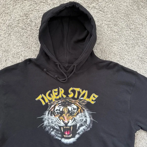 🔴Wu-Tang Hoodie Size XL Tiger Style Mitchell & Ness WuTang Clan Gza Raekwon - Picture 2 of 14